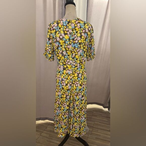 Diane Von Furstenberg 100% viscose floral print dress, US8 - Picture 3 of 9